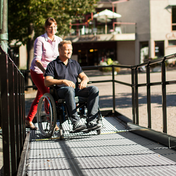 Trident rullstolsramp miljöbild