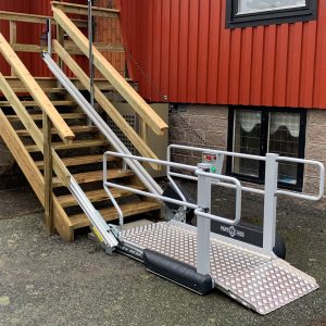 Wheelchair stair lift